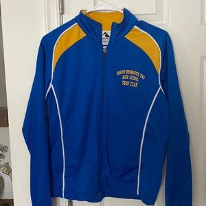 Vintage Swim Team Zip Down Sweater